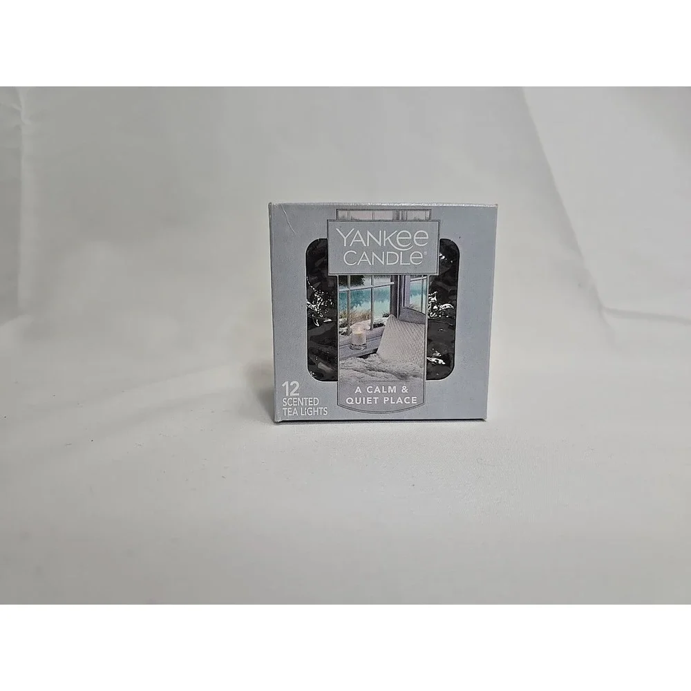 YANKEE CANDLE‎ A Calm & Quiet Place New Box of 12 Tea Lights - 1577167 - 2017